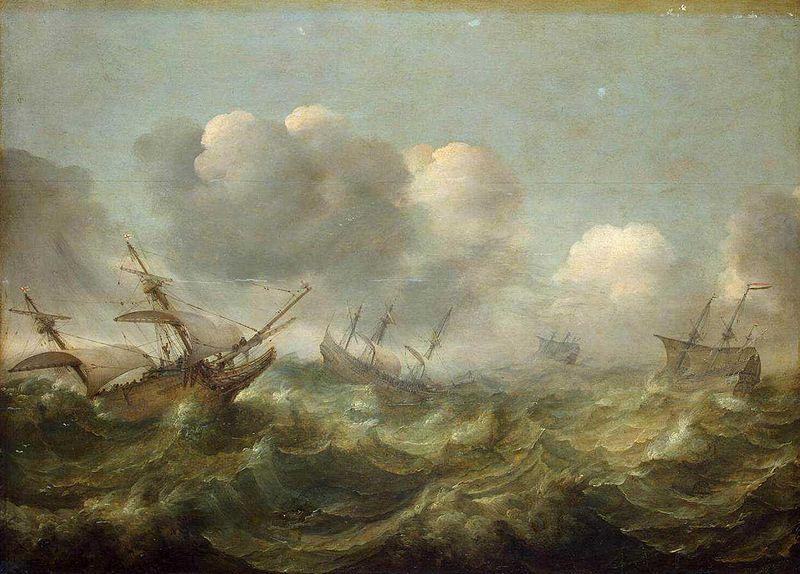Adam Willaerts The painting Stormy Sea oil painting image